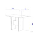 Ver imagem 3 de Conjunto Mesa de Jantar Sevilha com 4 Cadeiras Marrom e Preto