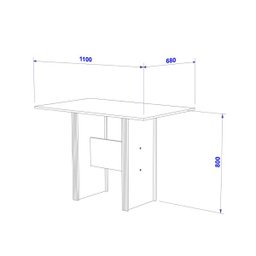 Conjunto Mesa de Jantar Sevilha com 4 Cadeiras Marrom e Preto - 3