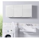 Ver imagem 1 de Armário Cozinha Aéreo Annie 120cm 3 Portas Branco