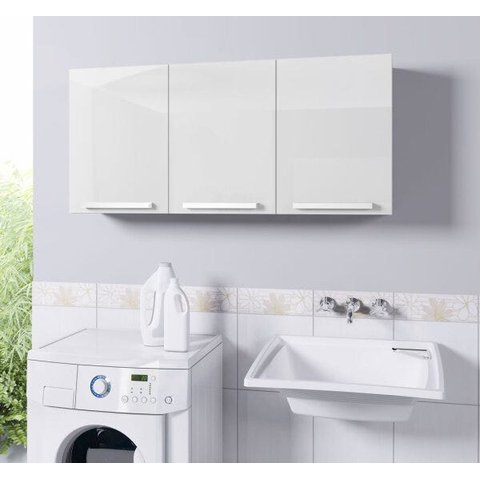 Armário Cozinha Aéreo Annie 120cm 3 Portas Branco