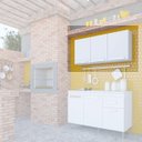 Ver imagem 5 de Armário Cozinha Aéreo Annie 120cm 3 Portas Branco