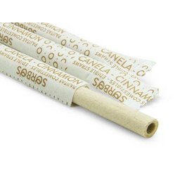 Canudo Comestível para Bebidas Sorbos 200 Unidades Sabor Canela - 2