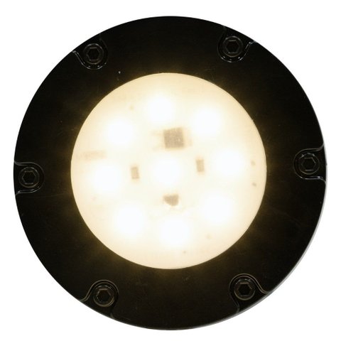 Mini Refletor Led Decorativo Econômico - Base Preta 4000k - Jateado - 220v