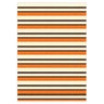 Tapete Saturs Moderno Listrado Laranja 140 x 300 cm Tapete para Sala e Quarto - 1
