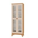 Ver imagem 3 de Cristaleira Maya Tuboarte 100% em Mdf com 2 Portas e Kit Pés