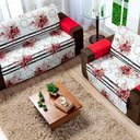 Ver imagem 3 de Protetor Sofa Estampado Isabela 2 e 3 Lugares - Floral Vermelho-preto