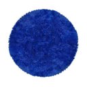 Ver imagem 1 de Tapete Saturs Shaggy Pelo Alto Azul Redondo 140 cm Tapete para Sala e Quarto