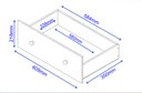 Ver imagem 4 de Cômoda Industrial Estella 6 Gavetas p/ Quarto Casal Design Moderno - Cinza Premium