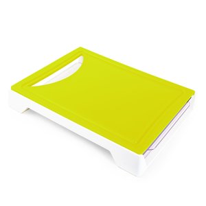 Tábua para Corte Verde com 2 Bandejas Coletoras Gourmet Mix