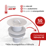 50 Unidades Kit Anel de Vedação Válvula V8 Cor Branco Durín - 2