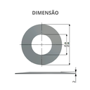 Ver imagem 3 de 50 Unidades Kit Anel de Vedação Válvula V8 Cor Branco Durín