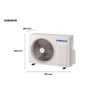 Ar Condicionado Split Inverter Samsung Windfree Ai Powervolt 12000 Btus Frio Bivolt Ar12dyfavwkxaz - 6