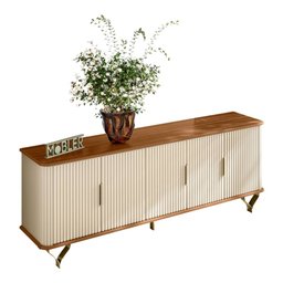 Rack Bancada Sirius 170cm TV 75'' Mel Off White Bnn Decor - 2 Rack Bancada Sirius 170cm TV 75'' Mel Off White Bnn Decor - 2