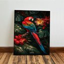 Ver imagem 5 de Kit 3 Quadro Decorativo Floresta Tropical Zoológico Moderno Qualidade Premium 40x28cm