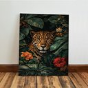 Ver imagem 6 de Kit 3 Quadro Decorativo Floresta Tropical Zoológico Moderno Qualidade Premium 40x28cm
