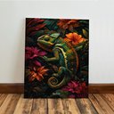 Ver imagem 7 de Kit 3 Quadro Decorativo Floresta Tropical Zoológico Moderno Qualidade Premium 40x28cm