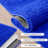 Tapete Saturs Shaggy Pelo Alto Azul - 200 x 240 cm Tapete para Sala e Quarto - 3