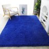 Tapete Saturs Shaggy Pelo Alto Azul - 200 x 240 cm Tapete para Sala e Quarto - 1