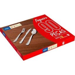 Faqueiro Modena 90 Peças Brinox - 5 Faqueiro Modena 90 Peças Brinox - 5