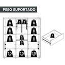 Ver imagem 6 de Guarda Roupa Casal Matisse 6 Portas Cinamomo/off White com Espelho - Madetec