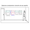 Espelho Decorativo Multiuso Bisotê Pendurador 70x50 cm - 6