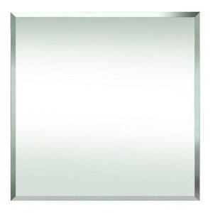 Espelho Decorativo Multiuso Bisotê com Fita Dupla Face 40x40 cm Sem Moldura