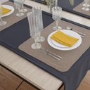 Ver mais imagens de 4 Jogo Americano Areia Impermeável 29 X 44cm - Id Decor Jogo Americano de Mesa