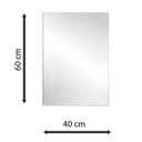 Ver imagem 4 de Espelho Decorativo Multiuso Lapidado Fita Dupla Face 60x40 cm