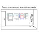 Ver imagem 6 de Espelho Decorativo Multiuso Lapidado Fita Dupla Face 60x40 cm