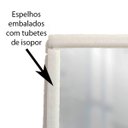 Ver imagem 5 de Espelho Decorativo Multiuso Lapidado Fita Dupla Face 60x40 cm