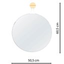Ver imagem 4 de Espelho Decorativo Twiza Branco 50 cm