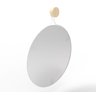 Espelho Decorativo Twiza Branco 50 cm - 6
