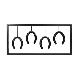 Quadro Decorativo Parede Retangular Ferradura Country
