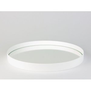 Bandeja Decorativa Branca 40 Cm Redondo