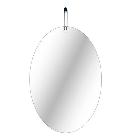 Espelho Decorativo Aramado Wire Stick Preto 60 x 40 Oval