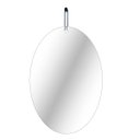 Ver imagem 1 de Espelho Decorativo Aramado Wire Stick Preto 60 x 40 Oval