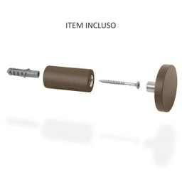 Relógio Decorativo Adnet Marrom Alça Corino Caramelo Mostrador Branco Ponteiro Preto 40 cm Redondo - 4
