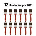 Ver imagem 3 de Pincel Trincha para Pintura 2 Polegada Roma Vermelho 12 Unidades