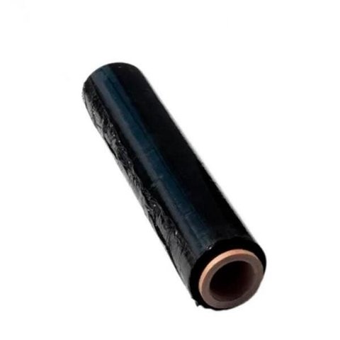 Filme Stretch Preto 500mm x 30 Micras Bobina +/- 4,1kg, Tamanho: Preto