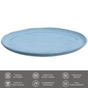 Ver imagem 5 de Jogo 4 Pratos para Sobremesa Linhas Breeza Cerâmica 21cm Mesa Posta Porto Brasil