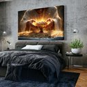 Ver imagem 1 de Quadro Decorativo Jesus Pão Ceia Sala Quarto Casa Escritório