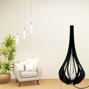 Ver imagem 3 de Luminária de Chão MDF IBIZA:Preto/Kit com 2 - 90x42cm e 60x30cm