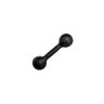 Halter 01kg Ferro Bola Pintado Peso Braço Biceps Musculação Academia Jfit - 1