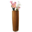 Ver imagem 1 de Vaso de Chão Decorativo Grande Torre -:mdf Cru/60x20cm
