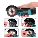 Ver imagem 3 de Esmerilhadeira Portatil Lixadeira Serra Angular sem Fio Polimento Corte Madeira Ceramica Aço Ferro