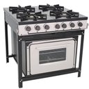 Ver imagem 1 de Fogão Industrial 4 Bocas com Forno Linha Bravo Br4bf - Venâncio