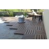Deck Preto De Plástico Piscina Box Àreas externas 30x30 - 8