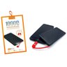 Power Bank Carregador Portátil Kaidi 10000mAh Slim Kd-951 Preto Vermelho - 1