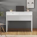 Ver imagem 3 de Mesa Escrivaninha Felícia JCM Movelaria FELÍCIA BRANCO BRILHO JCM