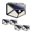 Ver imagem 1 de Luminária Energia Solar Parede Kit 5 Unidades 100 LED 3 Funções Lâmpada Sensor Presença